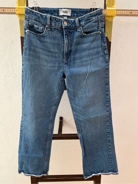 PAIGE Leenah Ankle Women’s Medium Blue Straight Jeans